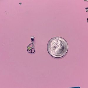 Small peridot pendant